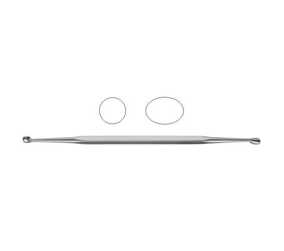 Bone Curette Double Ended â€“ Round/Oval