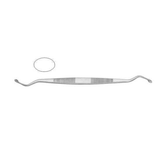 Williger Bone Curette Double Ended â€“ Oval/Oval