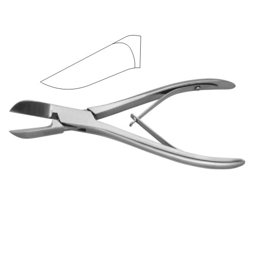 Liston Bone Cutting Forcep Curved 