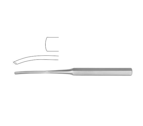 Hibbs Bone Gouge Curved