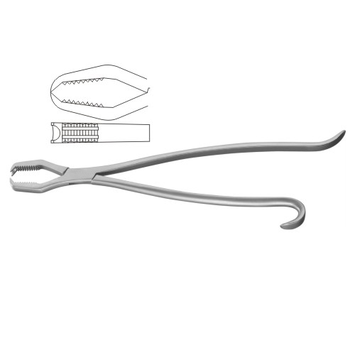 Lane Bone Holding Forcep Without Ratchet 