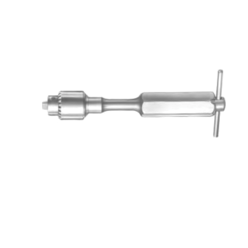 Drill Handle With Chuck Langitudinally Board â€“ With Key